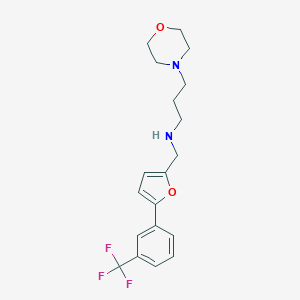 (3-Morpholin-4-ylpropyl)({5-[3-(trifluoromethyl)phenyl]-2-furyl}methyl)amine