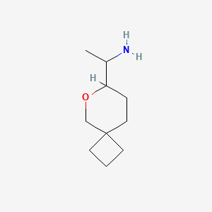 molecular formula C10H19NO B2758298 1-(6-Oxaspiro[3.5]nonan-7-yl)ethanamine CAS No. 2248416-70-6