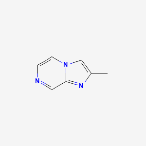 molecular formula C7H7N3 B2758302 2-Methylimidazo[1,2-a]pyrazine CAS No. 33668-80-3