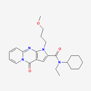 N-cyclohexyl-N-ethyl-1-(3-methoxypropyl)-4-oxo-1,4-dihydropyrido[1,2-a]pyrrolo[2,3-d]pyrimidine-2-carboxamide