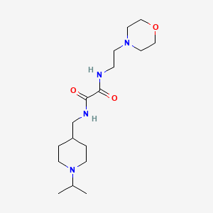 N1-((1-isopropylpiperidin-4-yl)methyl)-N2-(2-morpholinoethyl)oxalamide