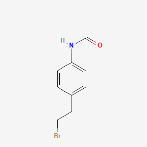molecular formula C10H12BrNO B2758345 N-[4-(2-溴乙基)苯基]乙酰胺 CAS No. 39232-06-9