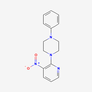 1-(3-Nitropyridin-2-yl)-4-phenylpiperazine