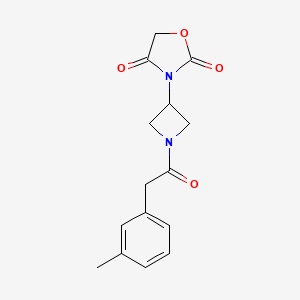 3-(1-(2-(m-Tolyl)acetyl)azetidin-3-yl)oxazolidine-2,4-dione