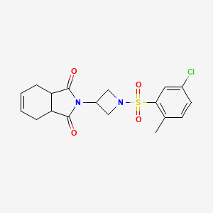 2-(1-((5-chloro-2-methylphenyl)sulfonyl)azetidin-3-yl)-3a,4,7,7a-tetrahydro-1H-isoindole-1,3(2H)-dione