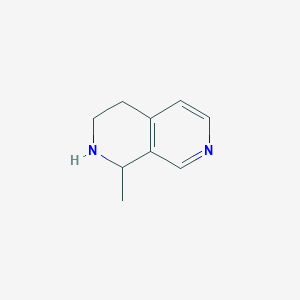 molecular formula C9H12N2 B2758396 1-甲基-1,2,3,4-四氢-2,7-萘啉 CAS No. 1176415-50-1