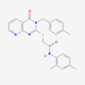 N-(2,4-dimethylphenyl)-2-{[3-(4-methylbenzyl)-4-oxo-3,4-dihydropyrido[2,3-d]pyrimidin-2-yl]thio}acetamide