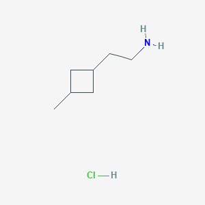 2-(3-Methylcyclobutyl)ethanamine;hydrochloride