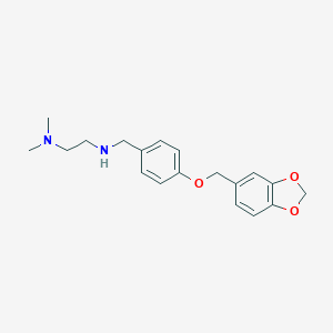 N-[4-(1,3-benzodioxol-5-ylmethoxy)benzyl]-N-[2-(dimethylamino)ethyl]amine