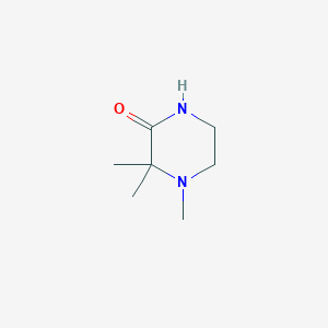 B2758452 3,3,4-Trimethylpiperazin-2-one CAS No. 86290-99-5