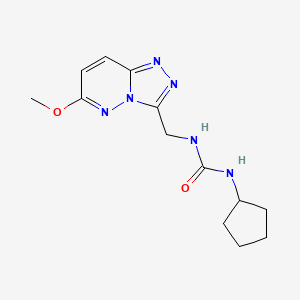 1-Cyclopentyl-3-((6-methoxy-[1,2,4]triazolo[4,3-b]pyridazin-3-yl)methyl)urea