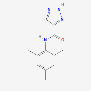 molecular formula C12H14N4O B2758458 N-mesityl-1H-1,2,3-triazole-5-carboxamide CAS No. 1500626-65-2