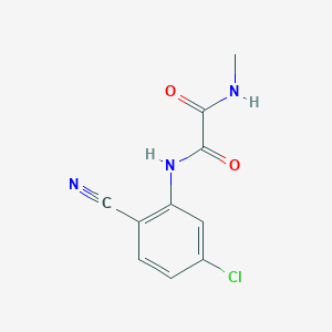 N1-(5-chloro-2-cyanophenyl)-N2-methyloxalamide