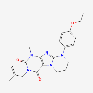 9-(4-ethoxyphenyl)-1-methyl-3-(2-methylprop-2-enyl)-7,8-dihydro-6H-purino[7,8-a]pyrimidine-2,4-dione