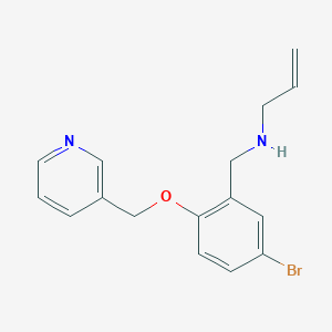 N-allyl-N-[5-bromo-2-(3-pyridinylmethoxy)benzyl]amine