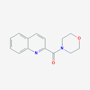 molecular formula C14H14N2O2 B2758490 Morpholin-4-yl(quinolin-2-yl)methanone CAS No. 78224-46-1