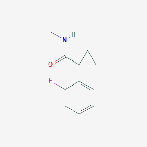 B2758491 1-(2-fluorophenyl)-N-methylcyclopropane-1-carboxamide CAS No. 1357726-25-0