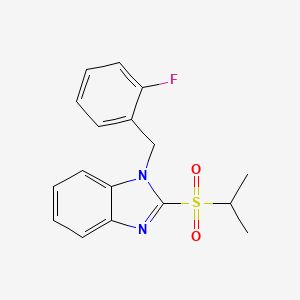 1-(2-fluorobenzyl)-2-(isopropylsulfonyl)-1H-benzo[d]imidazole