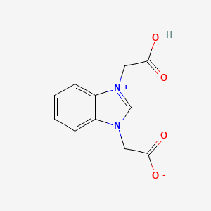 molecular formula C11H10N2O4 B2758504 [1-(carboxymethyl)-3H-benzimidazol-1-ium-3-yl]acetate CAS No. 938058-97-0