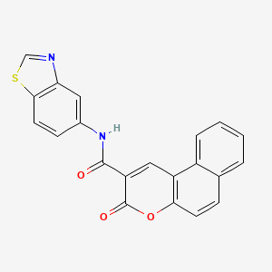 N-(benzo[d]thiazol-5-yl)-3-oxo-3H-benzo[f]chromene-2-carboxamide