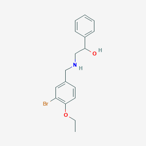 2-[(3-Bromo-4-ethoxybenzyl)amino]-1-phenylethanol