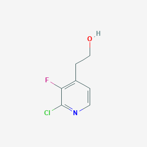 molecular formula C7H7ClFNO B2758545 2-(2-Chloro-3-fluoropyridin-4-yl)ethanol CAS No. 2416230-45-8