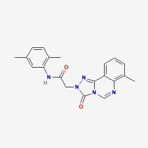 N-(2,5-dimethylphenyl)-2-(7-methyl-3-oxo-[1,2,4]triazolo[4,3-c]quinazolin-2(3H)-yl)acetamide