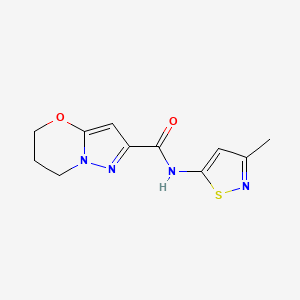 N-(3-methylisothiazol-5-yl)-6,7-dihydro-5H-pyrazolo[5,1-b][1,3]oxazine-2-carboxamide