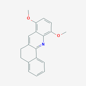 molecular formula C19H17NO2 B2758615 8,11-Dimethoxy-5,6-dihydrobenzo[c]acridine CAS No. 146830-15-1