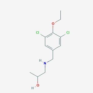 molecular formula C12H17Cl2NO2 B275863 1-[(3,5-Dichloro-4-ethoxybenzyl)amino]-2-propanol 