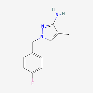 1-(4-fluorobenzyl)-4-methyl-1H-pyrazol-3-amine