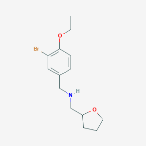 molecular formula C14H20BrNO2 B275865 N-(3-bromo-4-ethoxybenzyl)-N-(tetrahydro-2-furanylmethyl)amine 