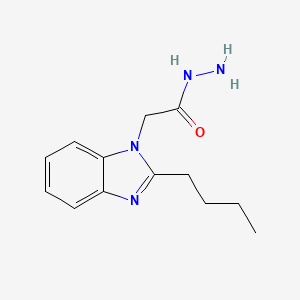 2-(2-butyl-1H-1,3-benzodiazol-1-yl)acetohydrazide
