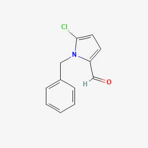 N-phenylmethyl-5-chloropyrrole-2-carboxaldehyde
