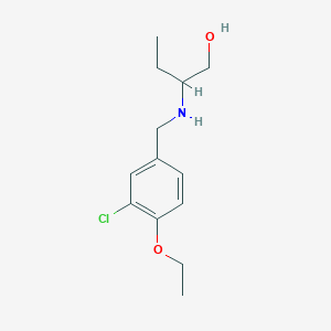 2-[(3-Chloro-4-ethoxybenzyl)amino]-1-butanol