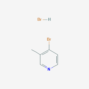 molecular formula C6H7Br2N B2758668 4-Bromo-3-methylpyridine hydrobromide CAS No. 10168-00-0; 1185658-26-7