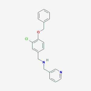 N-[4-(benzyloxy)-3-chlorobenzyl]-N-(3-pyridinylmethyl)amine