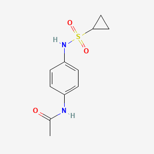 N-(4-(cyclopropanesulfonamido)phenyl)acetamide
