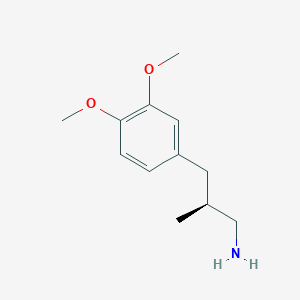 molecular formula C12H19NO2 B2758701 (2S)-3-(3,4-Dimethoxyphenyl)-2-methylpropan-1-amine CAS No. 2248172-59-8