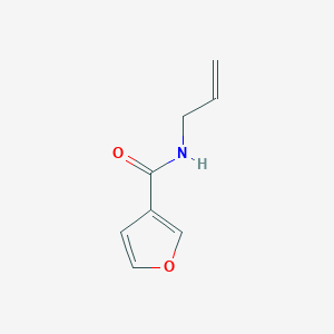 molecular formula C8H9NO2 B2758708 N-Allylfuran-3-carboxamide CAS No. 743420-68-0