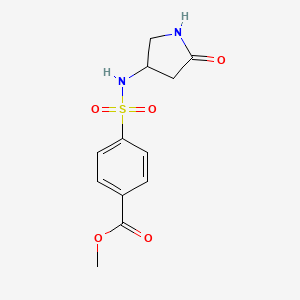 methyl 4-(N-(5-oxopyrrolidin-3-yl)sulfamoyl)benzoate