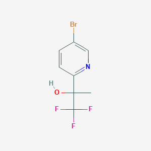 2-(5-Bromopyridin-2-yl)-1,1,1-trifluoropropan-2-ol