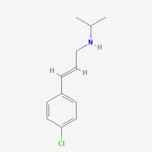 molecular formula C12H16ClN B275875 N-(4-chlorocinnamyl)-N-isopropylamine 