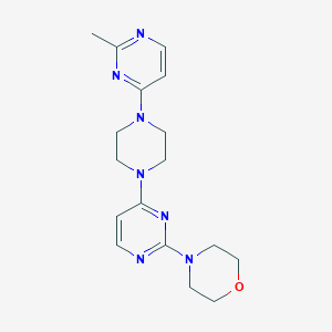 4-{4-[4-(2-Methylpyrimidin-4-yl)piperazin-1-yl]pyrimidin-2-yl}morpholine