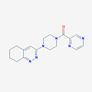 Pyrazin-2-yl(4-(5,6,7,8-tetrahydrocinnolin-3-yl)piperazin-1-yl)methanone