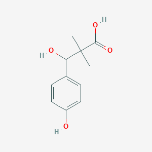 3-Hydroxy-3-(4-hydroxyphenyl)-2,2-dimethylpropanoic acid