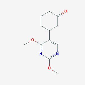 3-(2,4-Dimethoxypyrimidin-5-yl)cyclohexanone