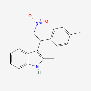 2-methyl-3-(2-nitro-1-(p-tolyl)ethyl)-1H-indole