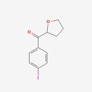 molecular formula C11H11IO2 B2758844 2-(4-Iodobenzoyl)oxolane CAS No. 1094416-86-0
