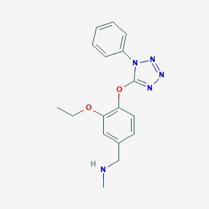 {3-ethoxy-4-[(1-phenyl-1H-tetrazol-5-yl)oxy]benzyl}methylamine